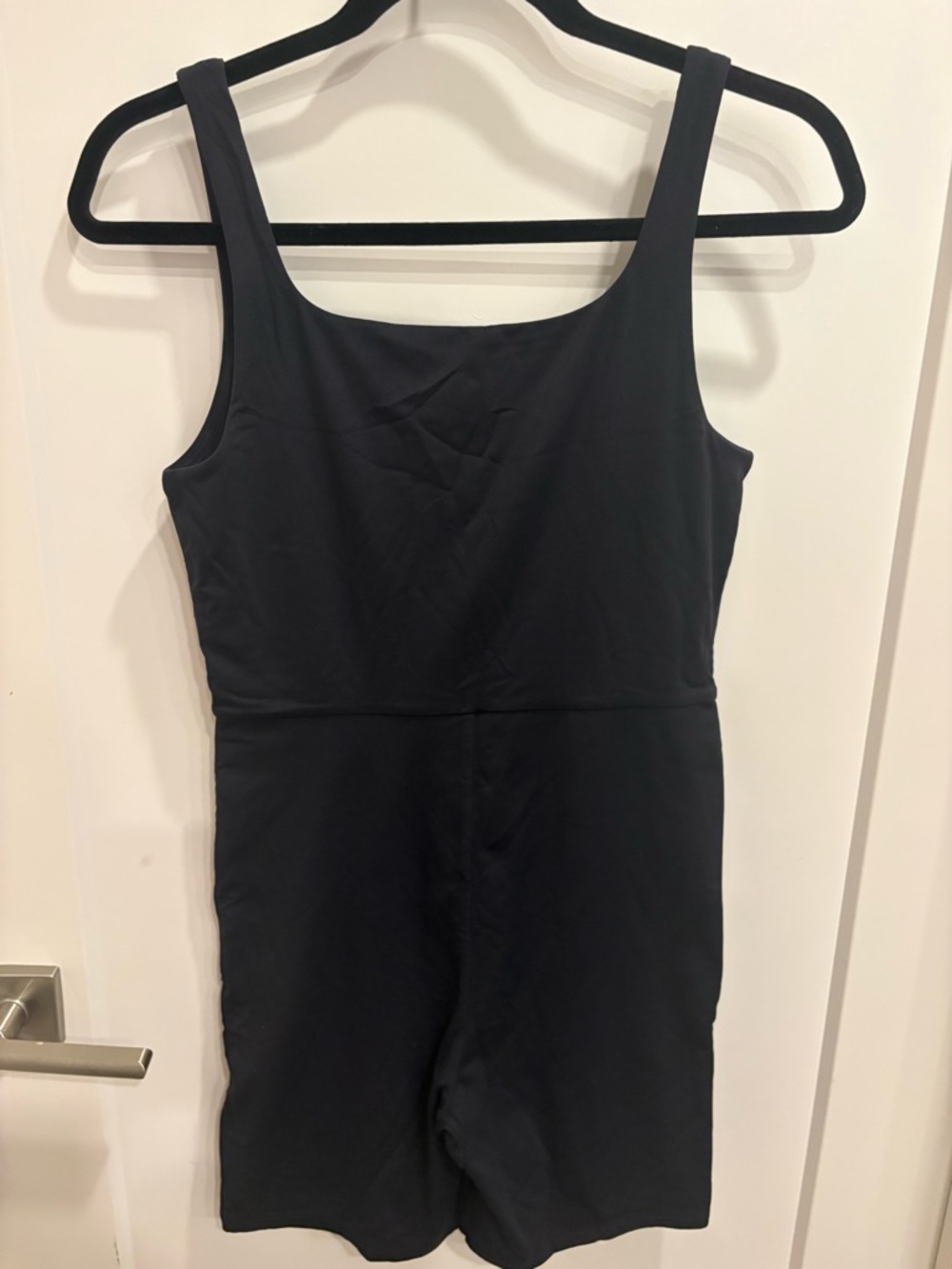 Babaton Black Scoop Neck Fitted Romper - Picture 6 of 7